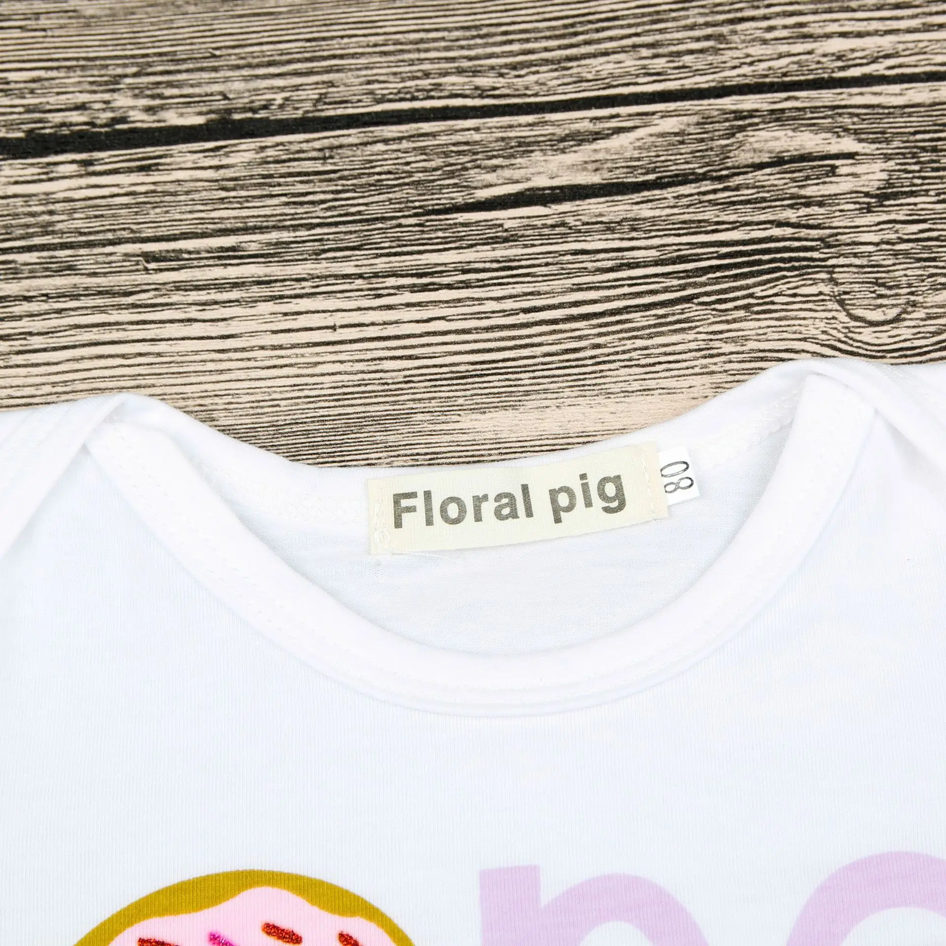 Комплект одежды с пончиками для маленьких девочек комплект из 2 предметов