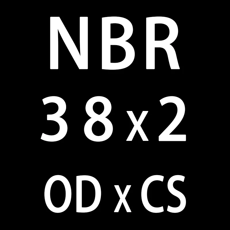 20 шт./лот резиновым кольцом черный NBR уплотнительное кольцо 2 мм Толщина OD31/32/33/34/35/36/38/40*2 мм колцеобразное уплотнение прокладки масло уплотнительные кольца шайба - Цвет: OD38mm