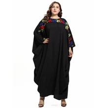 Sukienka Макси платье с рукавами летучая мышь Vestidos Абая для