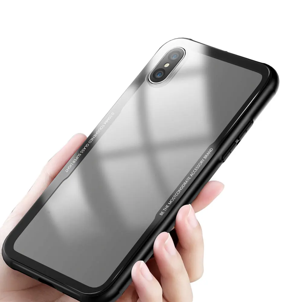 Tempered Glass Case for iphone 11 2019 Transparent Soft Silicone Bumper For Pro Max XS XR X 7 8 Plus | Мобильные телефоны и