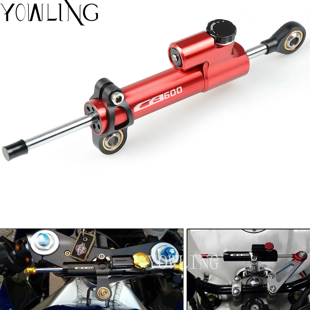 

For HONDA CB600 CB600F Hornet 600 1998-06 99 00 01 02 03 04 05 CNC Aluminum Motorcycle Damper Steering Stabilize Safety Control