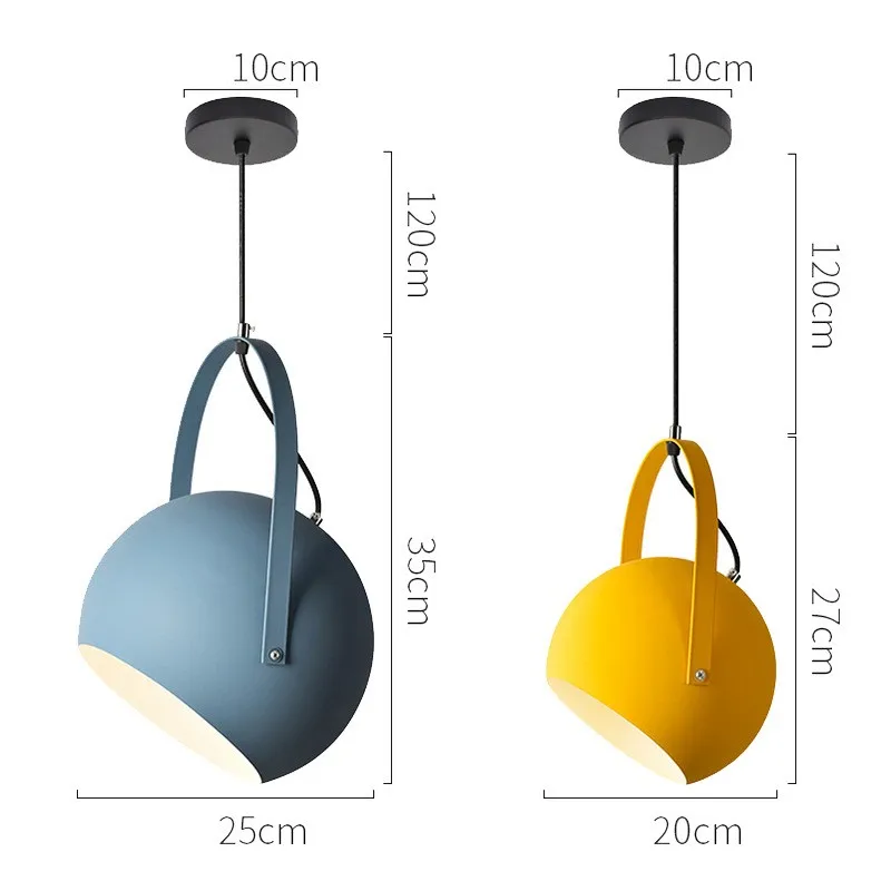 Европейские макароны цветная люстра круглый светодиодный потолочный светильник