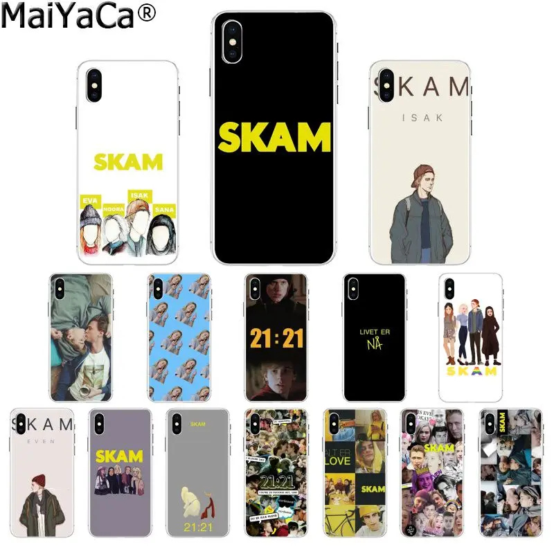 MaiYaCa норвежский ТВ Skam мягкий резиновый Прозрачный чехол для телефона Apple iPhone 8 7 6 6S