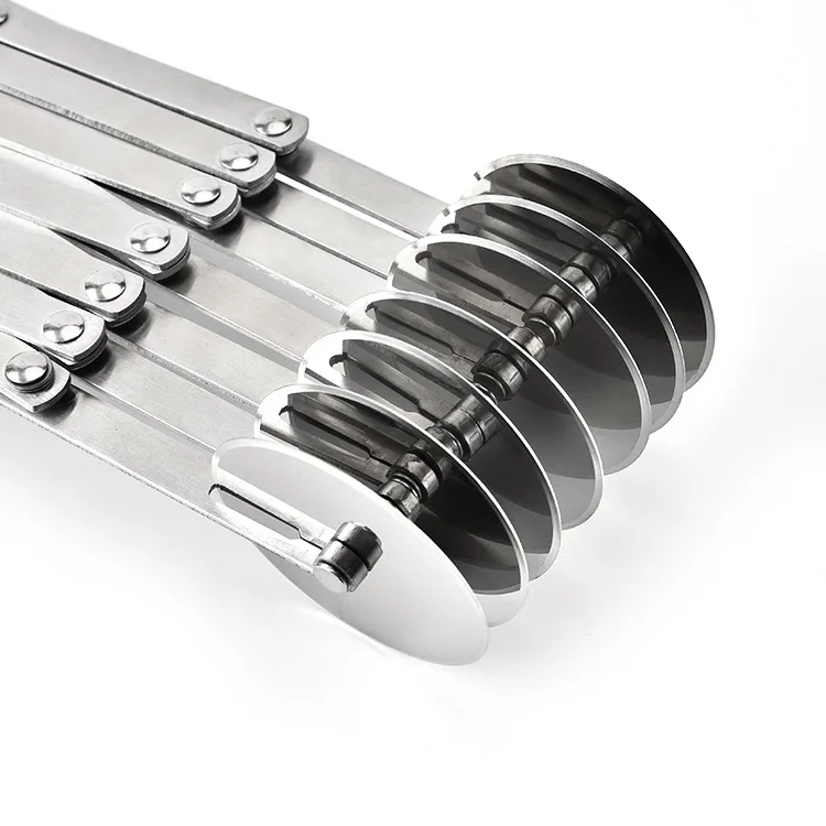 Семиколесный Средний нож для торта/многофункциональный пиццы из нержавеющей