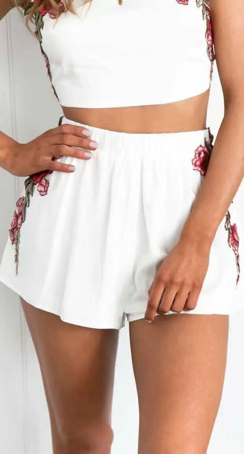 Женское пляжное платье с открытыми плечами Boho летнее шортами|Спортивные костюмы|