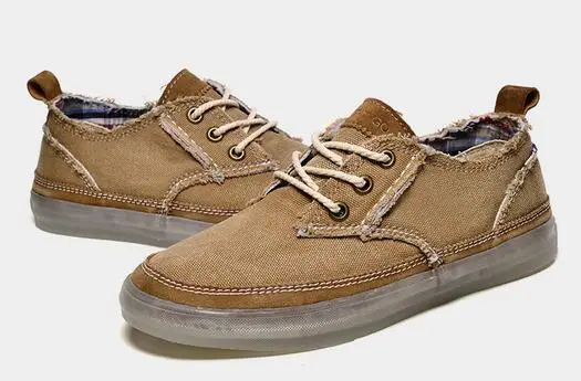 ZSUO ZS16106 Summer breathable male canvas shoes casual sportsskateboarding lacing low-top | Обувь