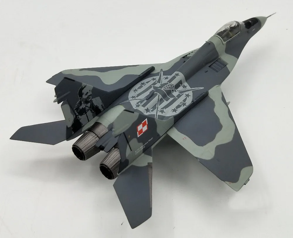 Редкое Специальное предложение 1: 72 польские ВВС российские MiG-29A фулкрум истребитель статического готового сплава Коллекционная модель