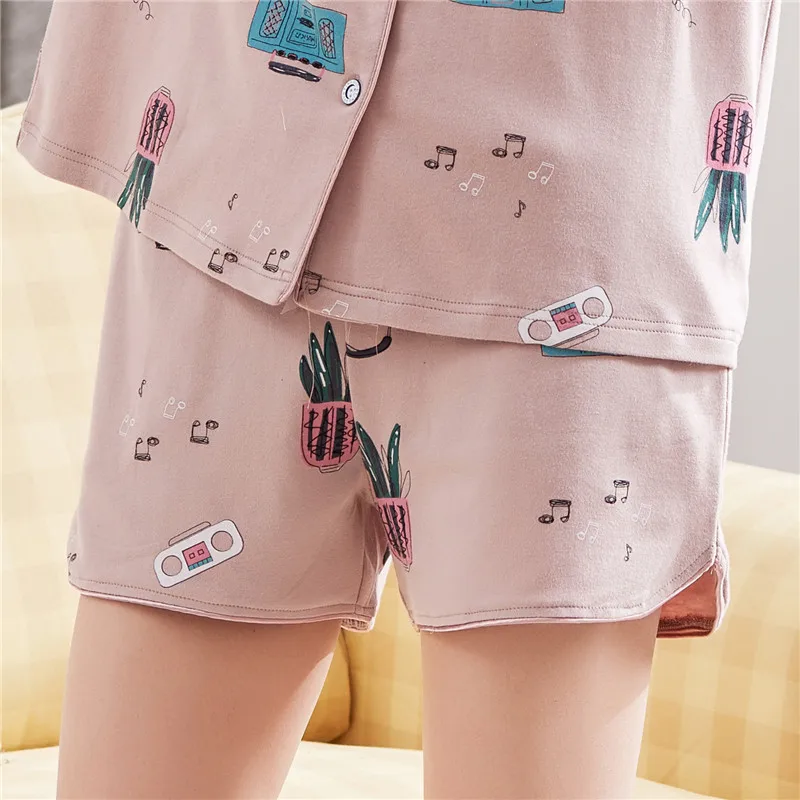 Han edition pajamas women nine points sleeve lovely in summer | Женская одежда
