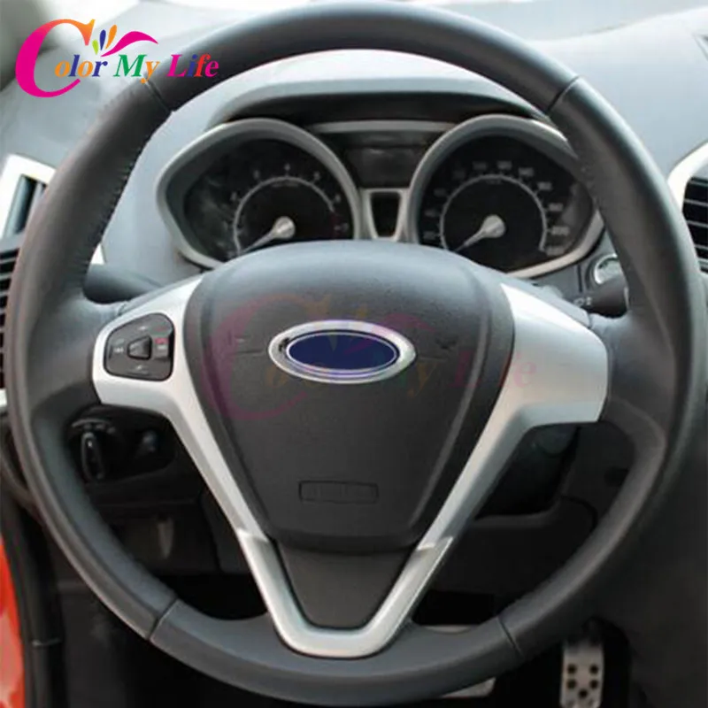 Цветная хромированная наклейка на руль автомобиля из АБС пластика My Life с