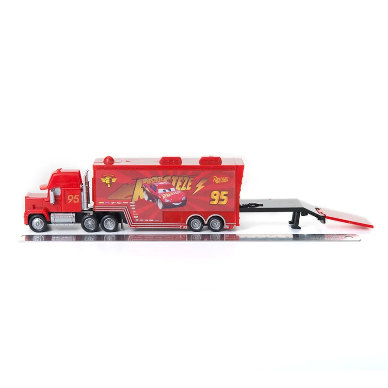 Disney Pixar Cars 2 3 игрушки № 35 грузовик молния McQueen Джексон шторм Рамирез Мак дядюшка 1:55 литой модельный автомобиль игрушка детский подарок