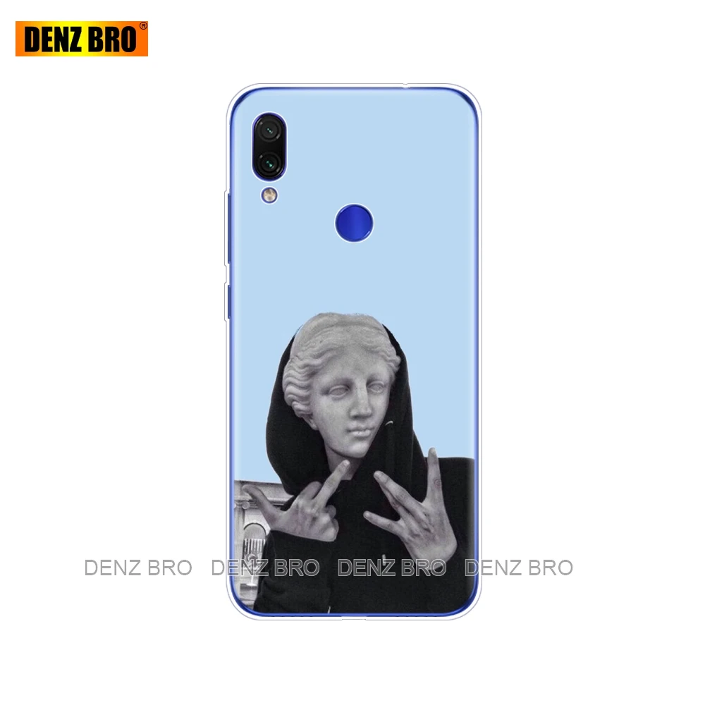 34642 Чехол-бампер для Xiaomi Redmi Note 7 pro, силиконовый мягкий ТПУ с рисунком, чехол для Xiaomi Redmi Note 7, 6,3 дюймов, Fundas Redmi Note7 - Цвет: 34642