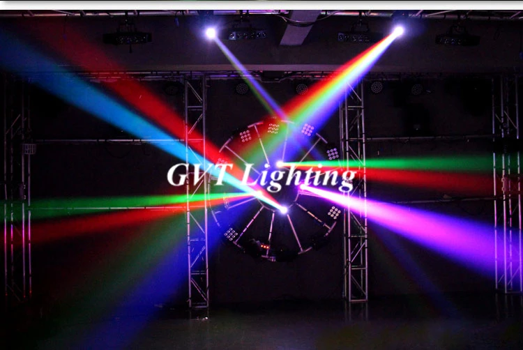 Китайский мини 10 Вт RGBW 4в1 светодиодный движущаяся голова шоу Диско DJ Лазерный