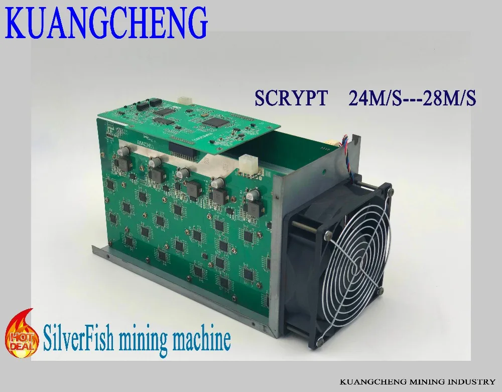 Быстрая доставка Майнер SilverFish 25 м/с Litecoin Scrypt 420 Вт лучше чем ASIC Zeus Antminer L3 +|Серверы| |