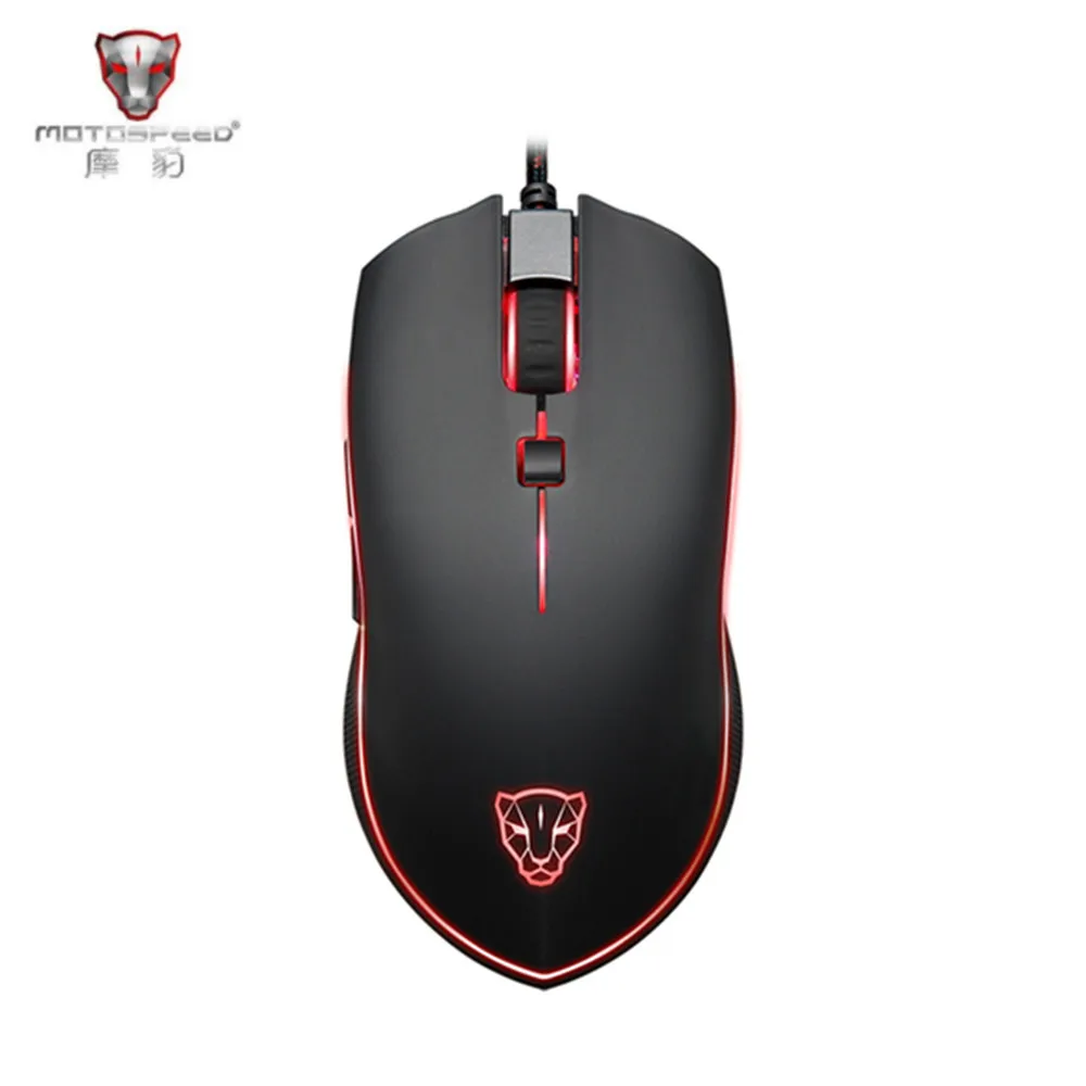 Motospeed V40 Мышь Профессиональный USB Проводная игровая клавиатура с светодиодный
