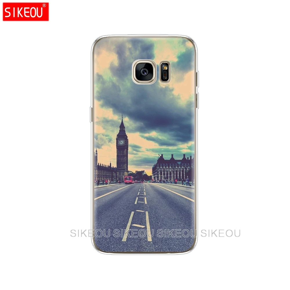 51566 SIKEOU Мягкий Силиконовый ТПУ чехол для samsung Galaxy S7 edge чехол для samsung S 7 edge 7 edge G935F SM-G935f - Цвет: 51566