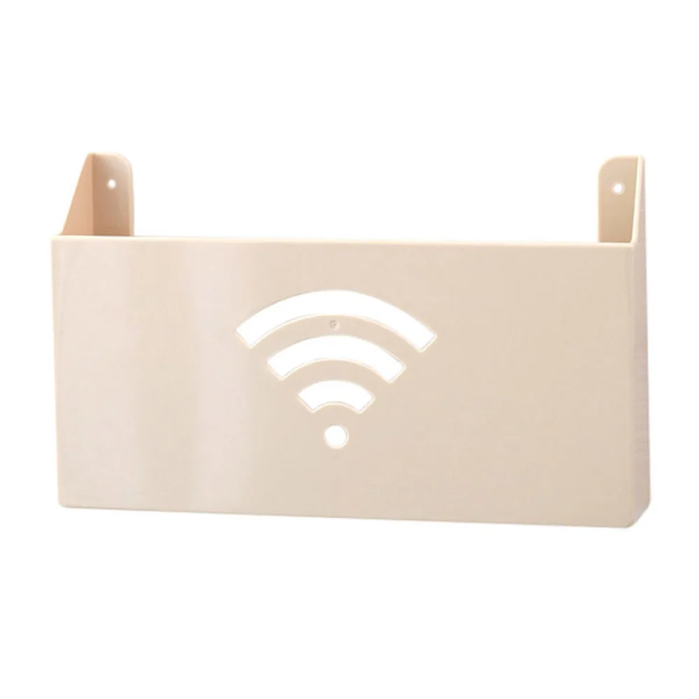 Креативный практичный домашний маленький размер настенный WiFi роутер ящики полки для хранения пластиковая коробка Wifi коробка для хранения Органайзер