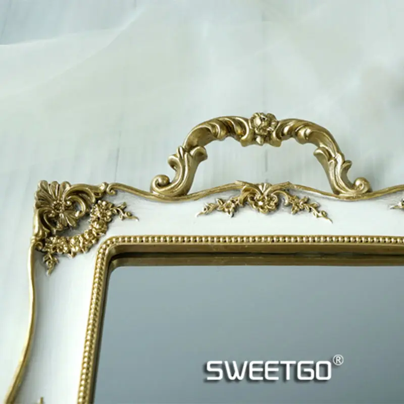 Винтажный лоток для торта полимерная аксессуар дисплея зеркало в античном стиле