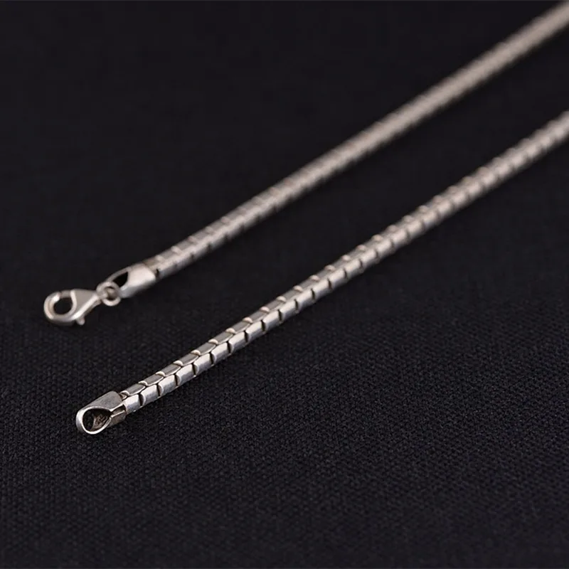 68.5g 925 Sterling Silver Jewelry Necklace 3.5MM Thickness Chain Men Gift Thai Long&ampChoker Fashion | Украшения и аксессуары