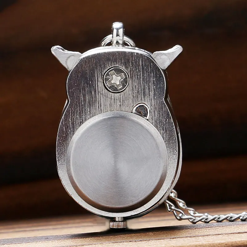 Cute Owl Shape Design Quartz Pendant Pocket Watch With Necklace Chain Best Gift For Children Girls | Наручные часы