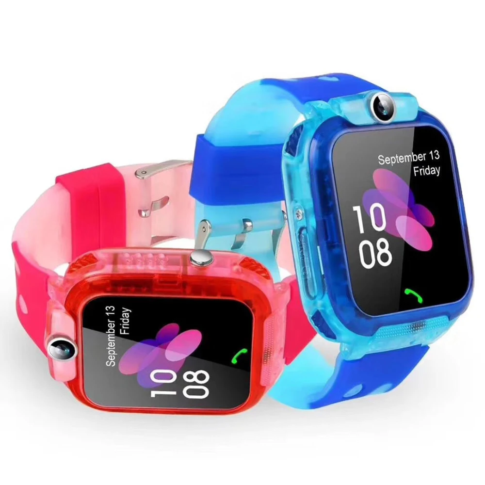 Анти потерянные GPS Детские умные часы с камерой звонка водонепроницаемые