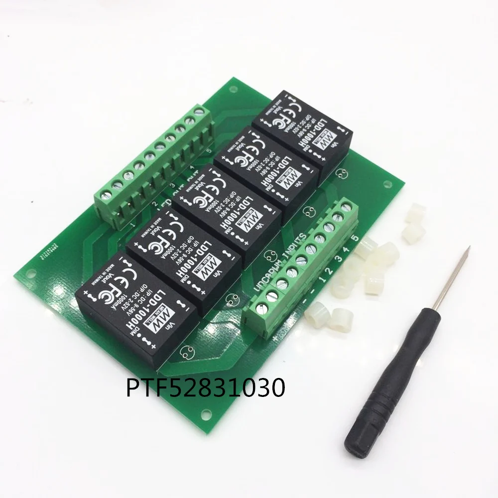 

1piece 5UP Ldd-h meanwell Driver PCB With 350H 500H 700H 1000H 5 Channel