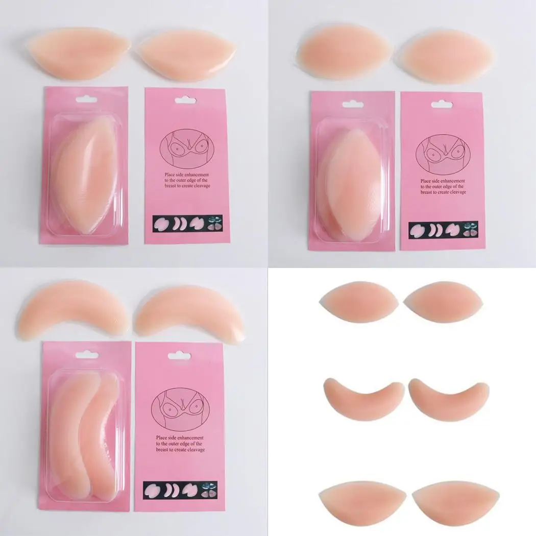 Silicone Insert Pads Removable Bra Daily Push Up Spring/Summer/Autumn/Winter Breast Enhancer Underwear | Женская одежда
