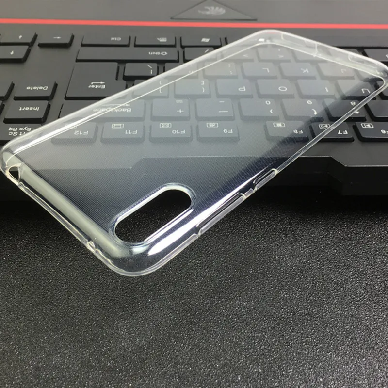 Чехол для Huawei Y7 2019 Силиконовый протектор прозрачный мягкий чехол Pro Coque Funda Etui Hoesje