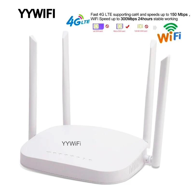 4G LTE Wifi маршрутизатор 300 Мбит/с 3g/4G беспроводной роутер CPE с sim картой 150 sim|3G/4G