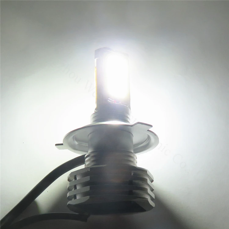 WLJH 2x80 Вт 11000LM H4 Led COB Чип автомобильные фары для мотоцикла светодиодные лампы Hi ближнего света фары комплект 12 в 24 В