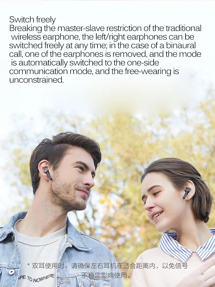 Xiaomi Bluetooth наушники Air TWS ENC активная шумоподавление ANC сенсорное управление Беспроводная стерео-гарнитура с Bluetooth AAC HD звук