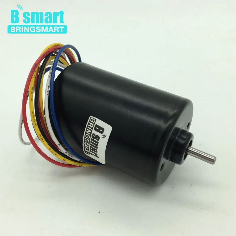 Bringsmart A3650 бесщеточный Электрический мотор 4000-8000 об/мин 12 вольтового источника электропитания постоянного тока регулируемый обратный высокий крутящий момент мини electricmotors запчасти