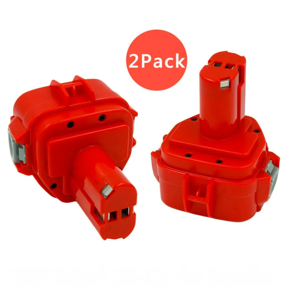 2PCS 12V 2000mah nicd cordless drills Replacement rechargeable battery for Makita 6227D 6317D 1220 1222 1233 1234 1235 PA12