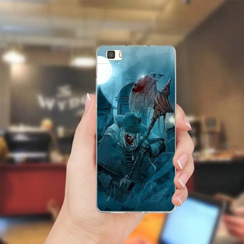 Кровь платины искусств Мягкий мобильный силиконовый чехол для телефона huawei P8 P9 P10