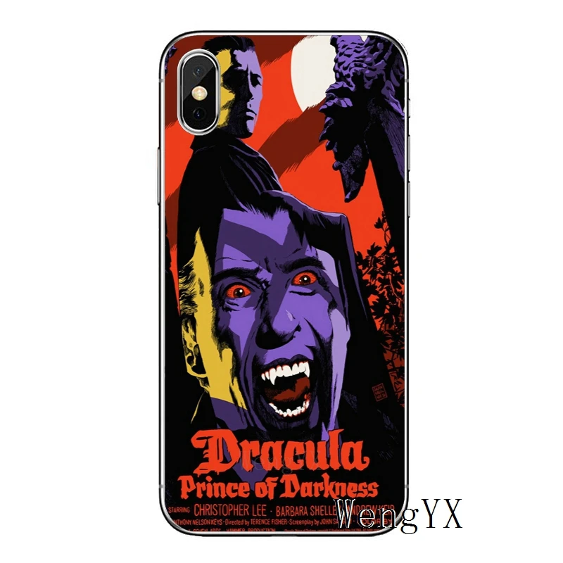 Дракула фильм ужасов для Apple iPhone 8 7 plus 6s 6 plus X XR XS Max SE 5s 5c 5 4s 4 ТПУ мягкий чехол для телефона