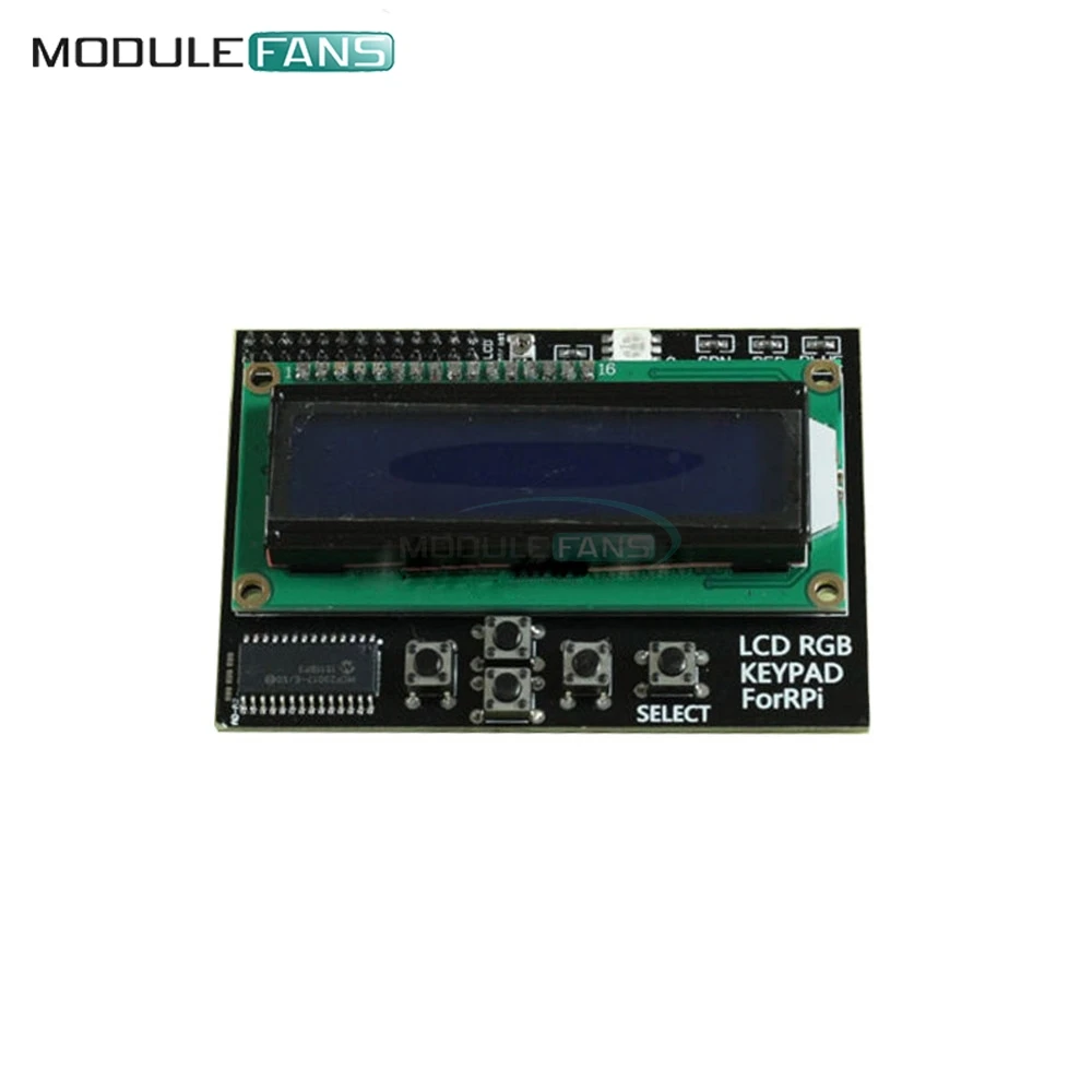 Плата расширения IIC I2C для Raspberry Pi B + плата ЖК дисплея с синей RGB подсветкой 1602