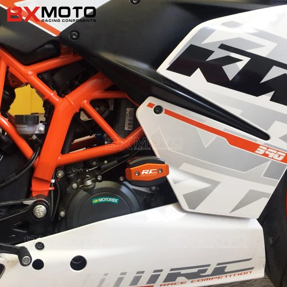 Новая мотоциклетная обувь двигателя защита от падения для мотоциклов KTM RC 390 RC390 CNC рамка Ползунки Противоударная защита
