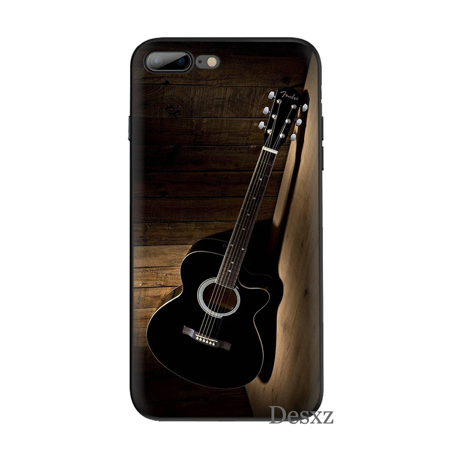 Силиконовый ТПУ чехол для телефона с гитарным усилителем Marshall iPhone 11 Pro X XS Max XR 6 6s 7 8