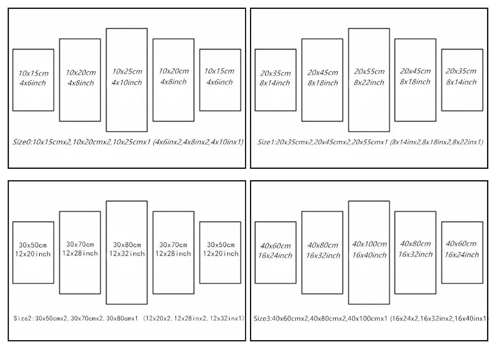 

Canvas Art Print Animation Poster 5 Pieces One Piece Characters Shadow Painting Modern Home Decorative Wall Picture Framework