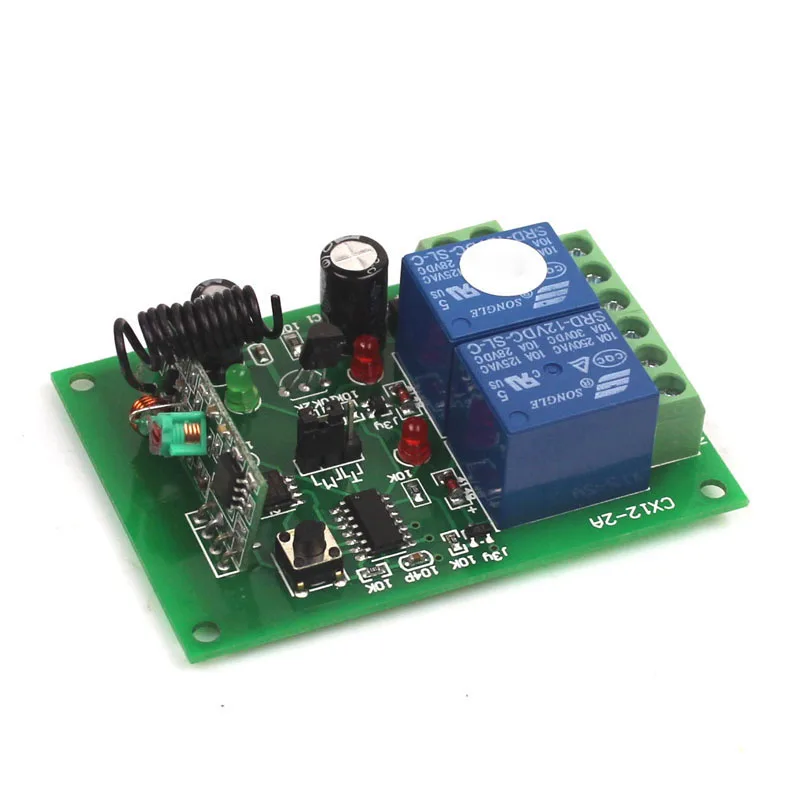 Sleeplion 12V 2CH 433Mhz универсальный пульт дистанционного управления переключатель дистанционного управления 12V передатчик приемник модуль 433/315MHz