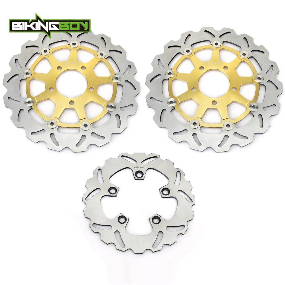BIKINGBOY GSX750F GSX600F Katana 04 05 06 GSF650 GSF 650 Bandit S 2005 2006 Передние Задние тормозные диски роторы