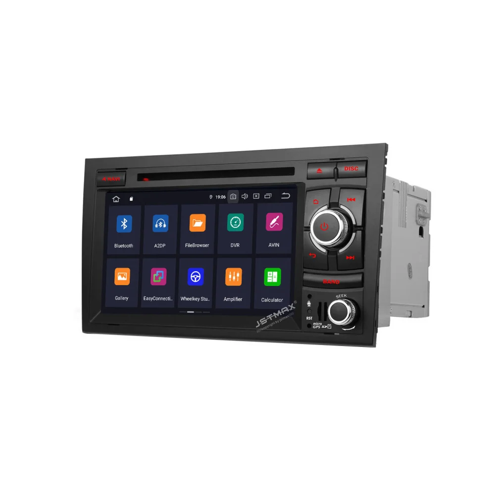 JSTMAX Android 9 0 Автомобильный dvd Радио мультимедийный плеер 4G + 64G для Audi A4 B6 B7 S4 RS4 SEAT Exeo