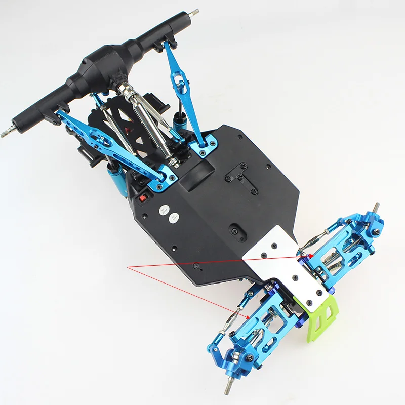 Коромысло для Wltoys 12428 12423 12628 Fy-03 Rc металлические запчасти для автомобиля обновление 12428-0004 левый и правый поворотный рычаг аксессуары