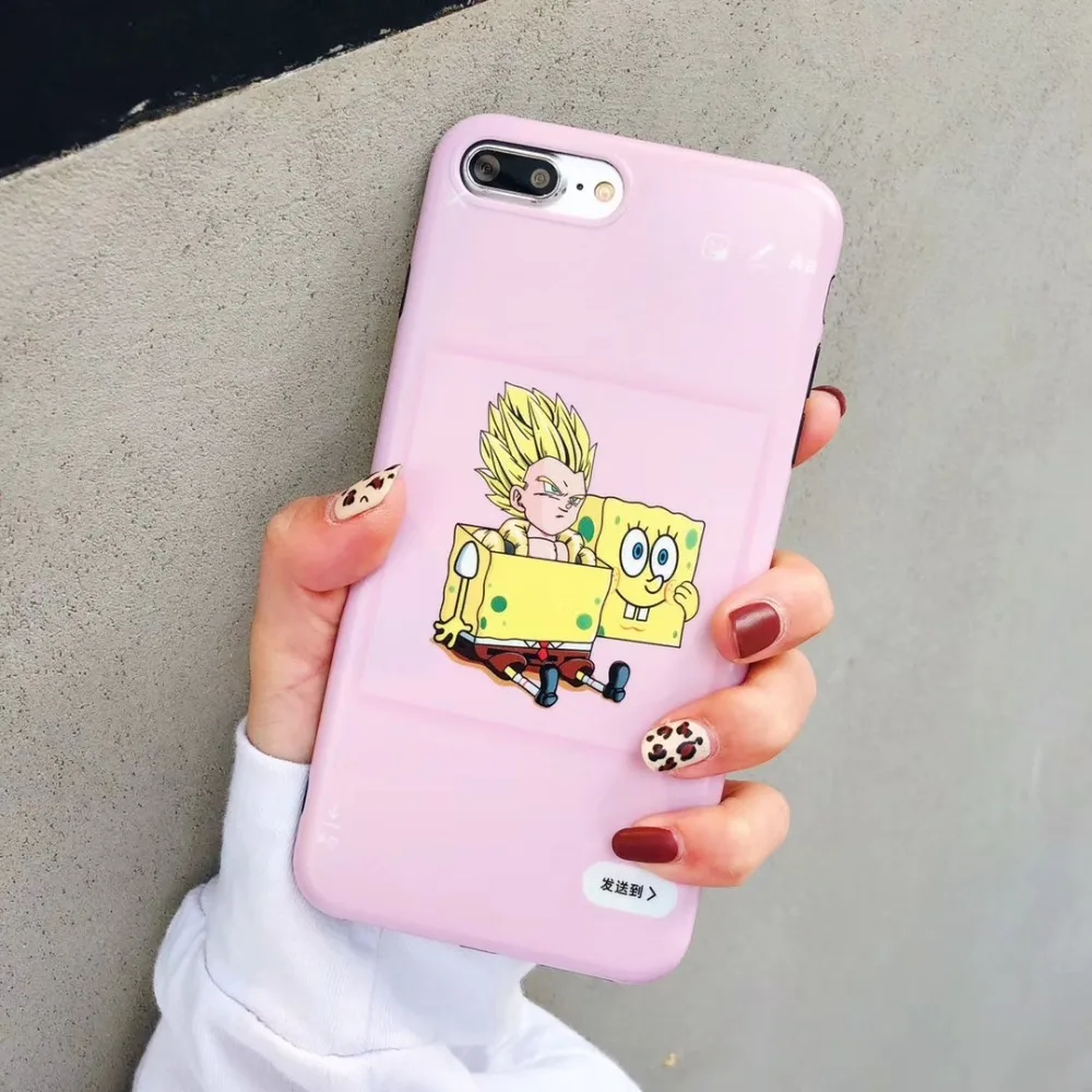 Популярный Мягкий силиконовый чехол для телефона Dragon Ball Personalit iPhone 6 S plus 7 8 X XS XR MAX