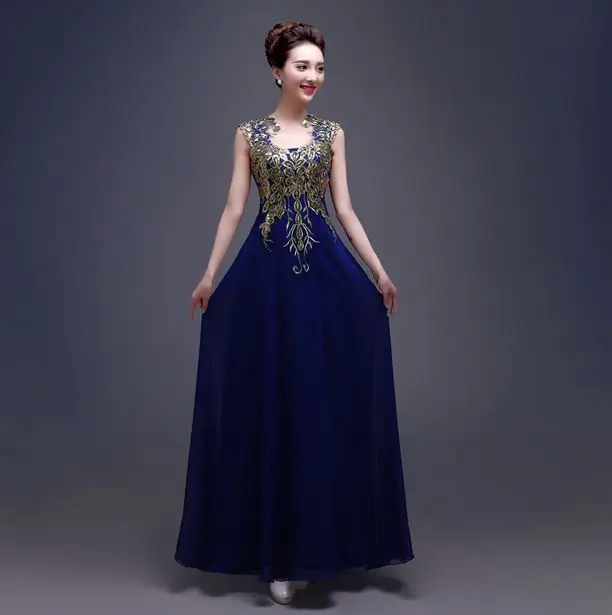 Royal blue Халат demoiselle d'honneur распродажа сексуальные V шеи с рукавом-крылышками А-силуэт бирюзовое Королевское, голубое, розовое длинные платья подружек невесты Плюс Размер - Цвет: Royal blue
