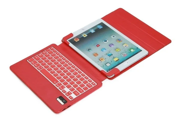 Новый 2017 беспроводной Bluetooth клавиатура + PU кожаный чехол защитный для iPad 5/6/Air 2/Pro 9 7