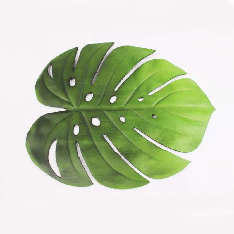 CFen A's украшения для вечеринки в гавайском стиле Leaf EVA коврик стола подстаканник