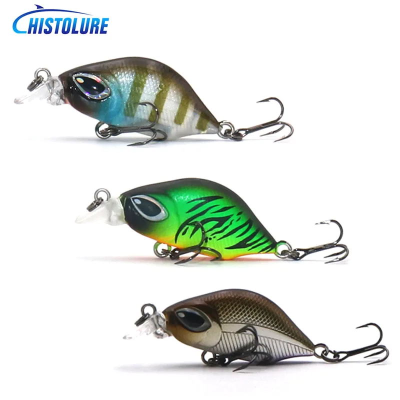 

HISTOLURE wobblers 3cm 3.0g Sinking Hard Bait Mini VIB Minnow Crank Artificial Fishing lures Bass Crank bait tackle