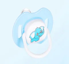 Blue Пищевая силиконовая детская соска, соска-прорезыватель, соска малыша, Ортодонтическая Соска, соска для ребенка, соска, подарок - Цвет: Blue