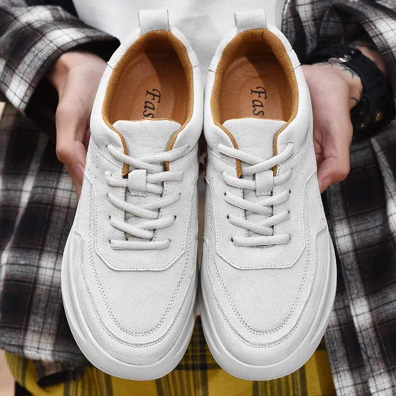 

Misalwa Summer / Autumn Men Designer Sneakers Casual Men loafers Skateboarding Shoes Sand Grey White Male Footwear
