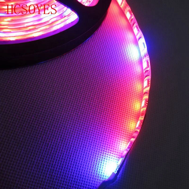 12 В постоянного тока 5 м/рулон растительных растений красный: синий = 7: 1